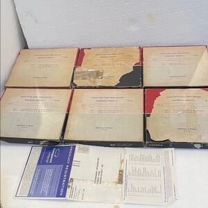 Vtg US armed forces Institute beginning French 2 language course reel to reel